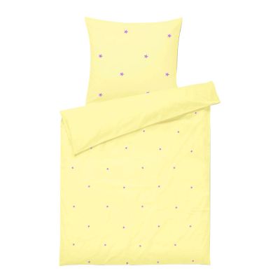 Juna - Daisy Pussilakanasetti baby 70x100 cm Keltainen