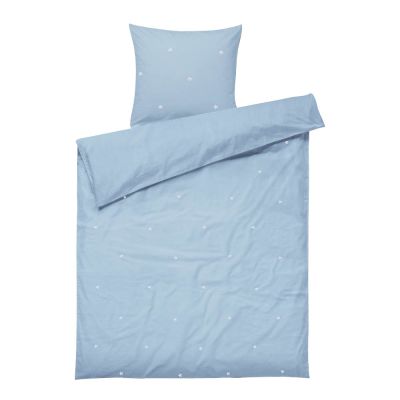 Juna - Daisy Pussilakanasetti junior 100x140 cm Vaaleansininen