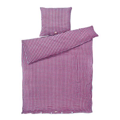 Juna - Bæk&Bølge Pussilakanasetti 150x210 cm Fuchsia/Minttu