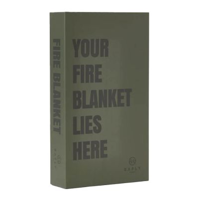 Safly - Coffee Table -kirja sammutuspeitteellä 16x28 cm Sammaleenvihreä