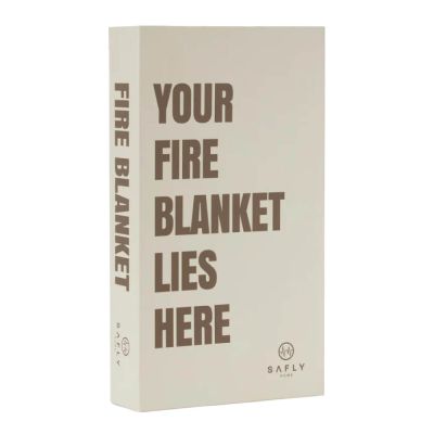 Safly - Coffee Table -kirja sammutuspeitteellä 16x28 cm Kermanvalkoinen