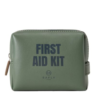 Safly - Ensiapulaatikko To-Go 14x4,5x11 cm Sammaleenvihreä