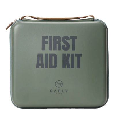 Safly - Ensiapulaatikko 30x28x8,5 cm Sammaleenvihreä