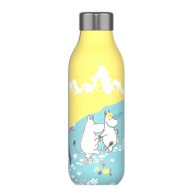 Les Artistes - Bottle Up Muumi Termospullo 0,5 L Keltainen/Sininen