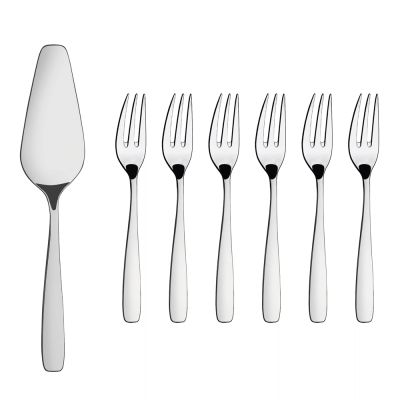 Tramontina - Essentials Kakkulapio + Kakkuhaarukat 7 osaa