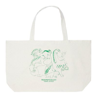 Nordicbuddies - Muumi 80 Kangaskassi 65x41 cm Beige