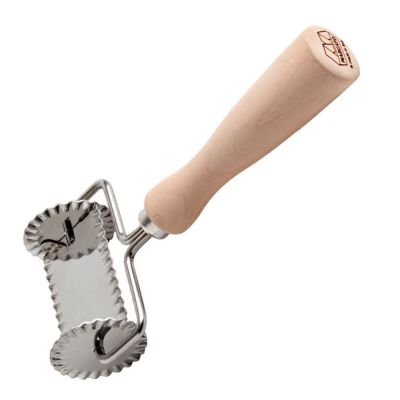 Marcato - Marcato Suorakulmainen pastaleikkuri 6 cm Ruostumaton Teräs/Puu