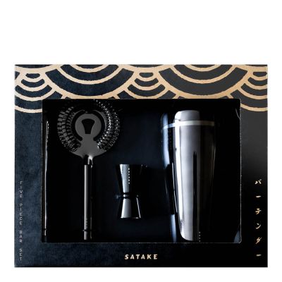 Satake - Satake Baarisetti 5 osaa Gun Metal Black