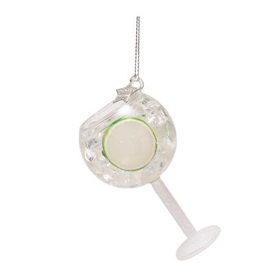 Vondels - CocktailClub Riippuva joulukoriste Gin tonic 11 cm Kirkas