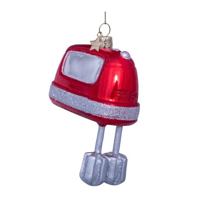 Vondels - Wine & Dine Riippuva joulukoriste yleiskone 10,5 cm Punainen