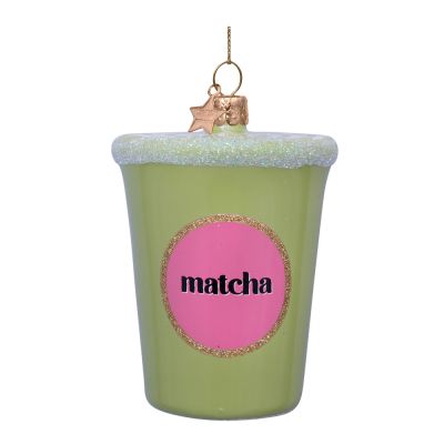 Vondels - Wine & Dine Riippuva joulukoriste Matcha latte 8 cm Vihreä