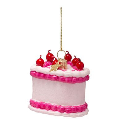 Vondels - Wine & Dine Riippuva joulukoriste Täytekakku 5,5 cm Vaaleanpunainen