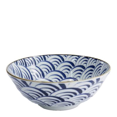 Tokyo Design Studio - Natsu Nami Kulho 21x7,8 cm 1 L Sininen/Valkoinen