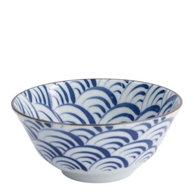 Tokyo Design Studio - Natsu Nami Tayo Kulho 15,2x6,7 cm 0,5 L Sininen/Valkoinen