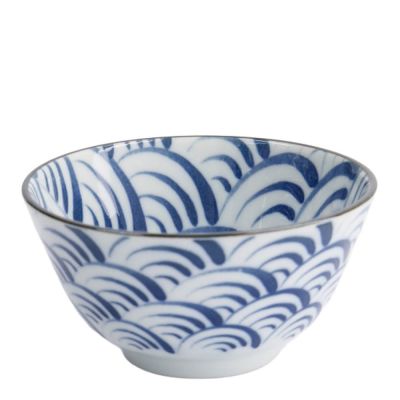 Tokyo Design Studio - Natsu Nami Riisikulho 12x6,4 cm 0,35 L Sininen/Valkoinen