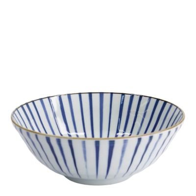 Tokyo Design Studio - Natsu Tokusa Kulho 21x7,8 cm 1 L Sininen/Valkoinen