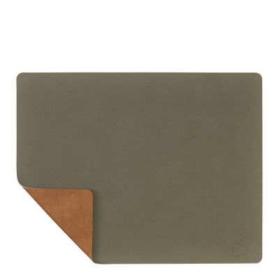LIND DNA - Square Nupo Pöytätabletti kaksipuolinen 35x45 cm Army Green/Nature