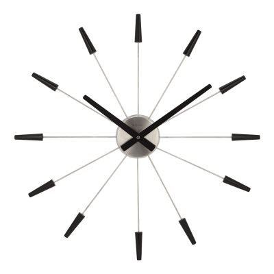 NeXtime - Plug Inn Seinäkello 58 cm Musta