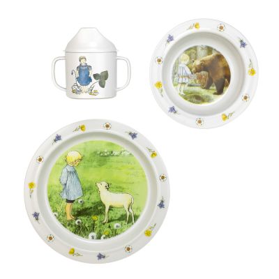 Rätt Start - Elsa Beskow Lasten astiasto 3 osaa Laulut