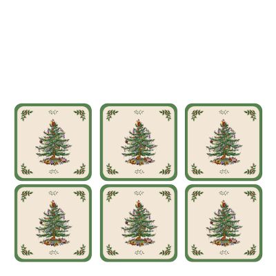 Pimpernel - Christmas Tree Lasinalunen 6 kpl