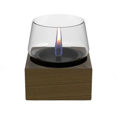 Tenderflame - Poppy Sisustustuli 16 cm Tumma tammi