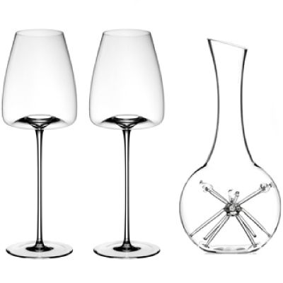 Zieher - Vision Star Mini Dekantteri + Straight Viinilasi 2 kpl