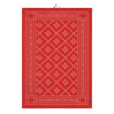 Ekelund - Åttebladrose Keittiöpyyhe 35x50 cm Punainen