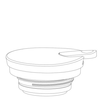 RIG-TIG - Kansi THERM-IT termoskannuun Musta