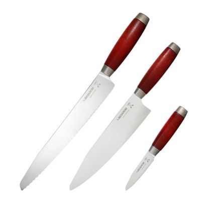 Morakniv - Classic 1891 Veitsisetti 3 osaa Punainen koivu