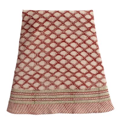 Chamois - Cypress Pellava pöytäliina 220 cm Punainen