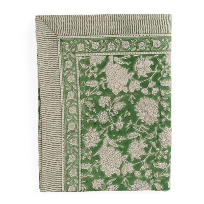 Chamois - Indian Rose Pellava pöytäliina 170x270 cm Vihreä