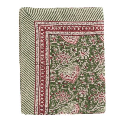 Chamois - Oriental Pellava pöytäliina 170x270 cm Vihreä