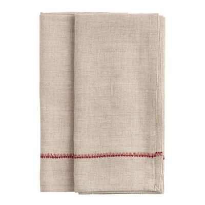 Chamois - Lautasliina 50x50 cm 2 kpl Punainen