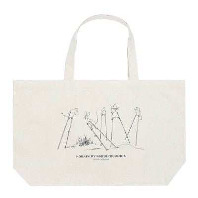 Nordicbuddies - Muumi Kangaskassi XL 65x41 cm Beige