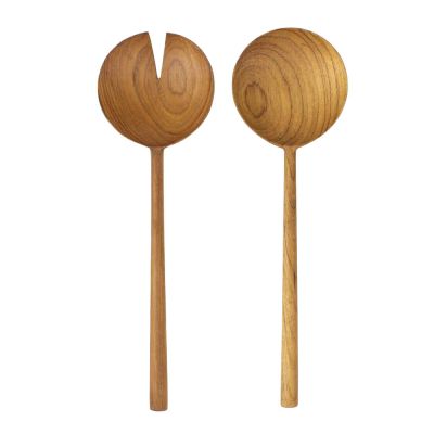 A World of Craft - Round Salaattiottimet 26 cm Tiikki