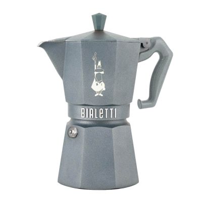 Bialetti - Exclusive Espressokannu 27 cl 6 kuppia Harmaa