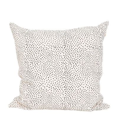 A World of Craft - Fleck Tyynynpäällinen 50x50 cm Musta/Offwhite