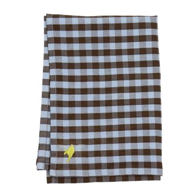 A World of Craft - Maria Keittiöpyyhe 50x70 cm Vaaleansininen/Ruskea