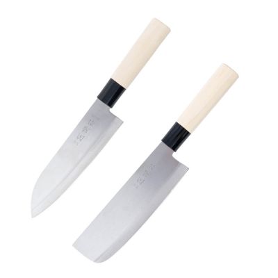 Sekiryu - Sekiryu Veitsisetti 2 osaa Kiiltävä teräs/luonnonväri
