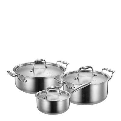 Modern House - Rix Circle Kattilasarja 3 osaa 1,6/3,2/4 L Kiiltävä teräs