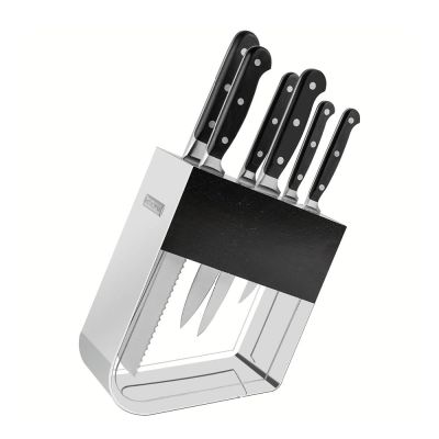 Tramontina - Century Veitsitukki 6 veitsillä Musta