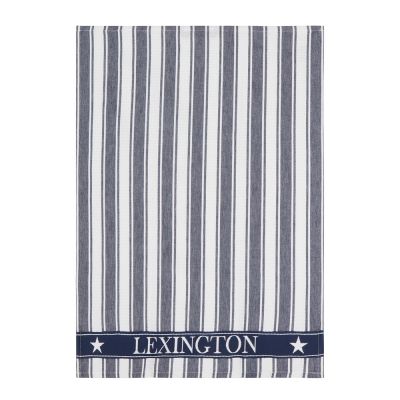 Lexington - Icons Keittiöpyyhe raidallinen 70x50 cm Dress blue/White