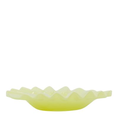 House Doctor - Wave Tarjotin 18,5 cm Keltainen