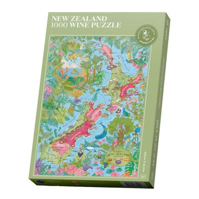 Water and Wines - Wine Puzzle Palapeli Uusi Seelanti 1000 palaa
