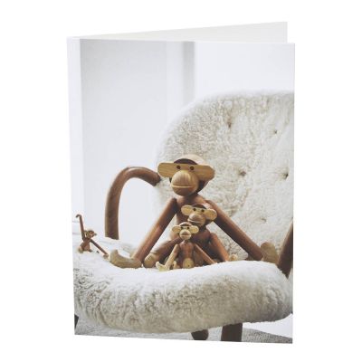 Kay Bojesen Denmark - Kortti Erikokoiset Apinat A6