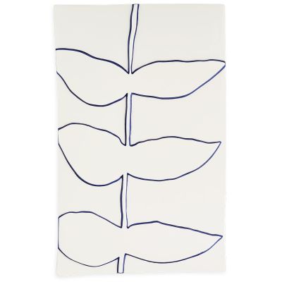 Kähler - Relief Taulu lehtiruoti 28x43 cm Valkoinen