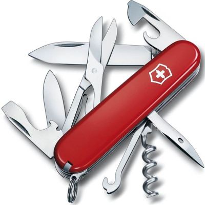 Victorinox - Climber Blister Linkkuveitsi 91 mm Punainen