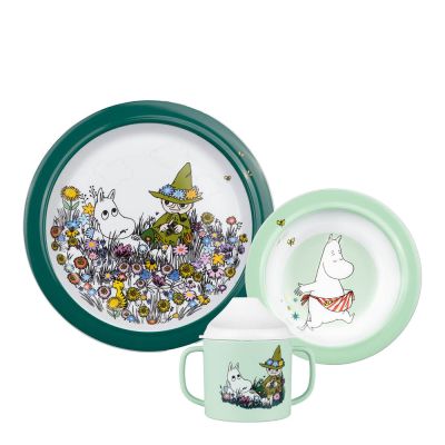 Rätt Start - Muumi Lasten astiasto 3 osaa Niitty