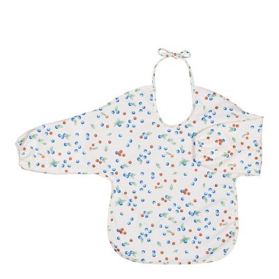 Rätt Start - Elsa Beskow Hihallinen ruokalappu Pikku-Pekka Mustikkametsässä