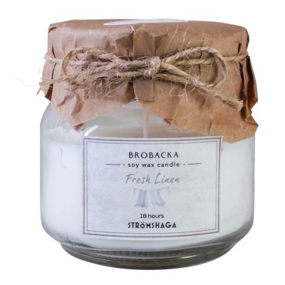 Strömshaga - Brobacka Tuoksukynttilä 8 cm Fresh Linen